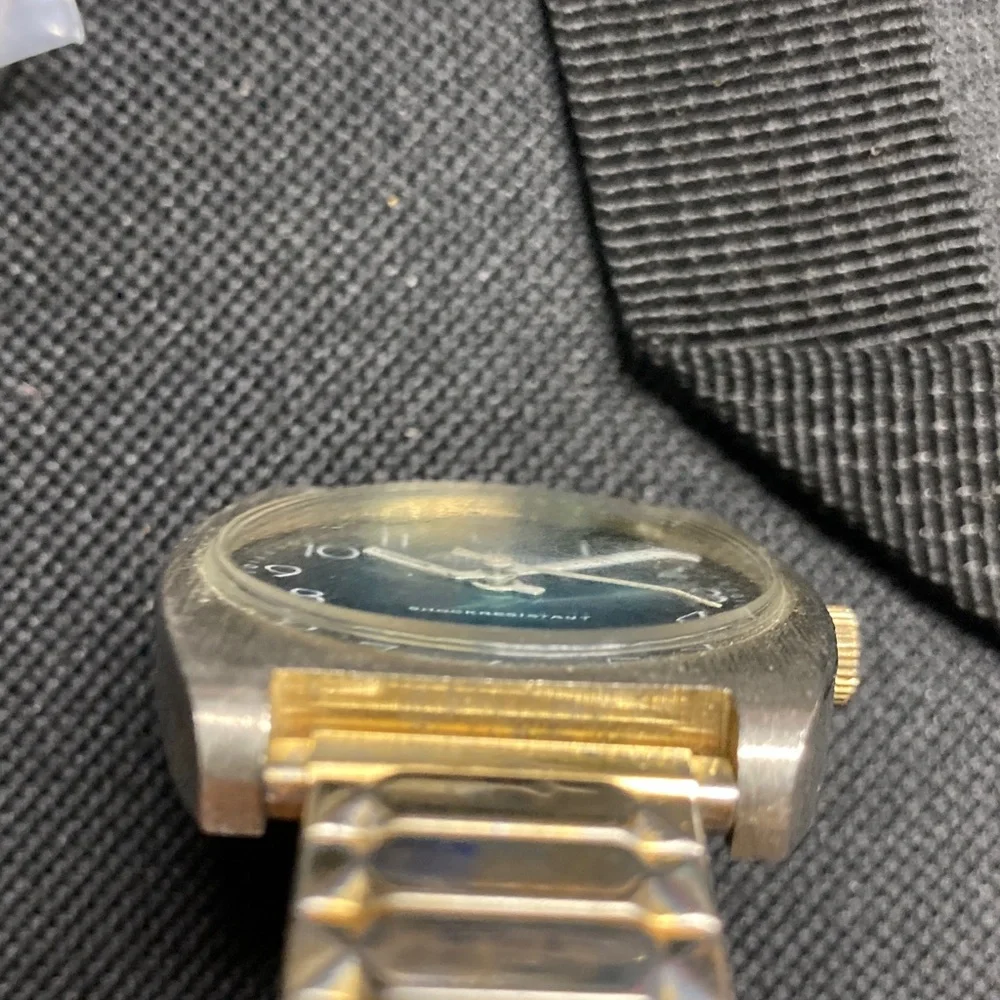 Vintage watch parts/restore lot.  EverSwiss, striped dial, Swiss made
